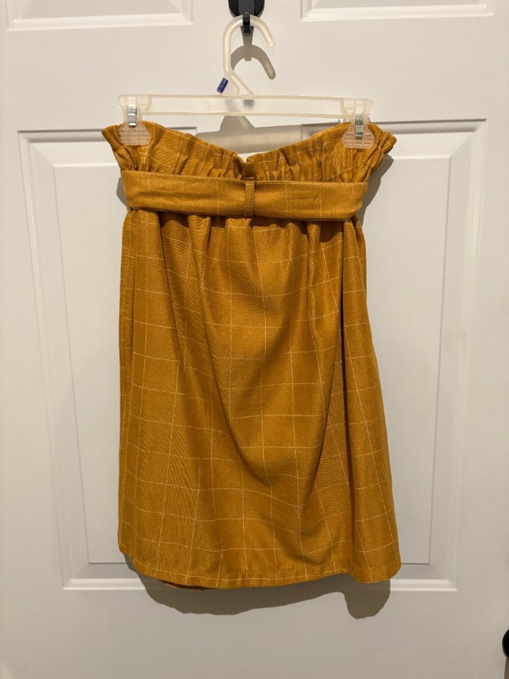 DownEast Mustard Paperbag waisted skirt - Picture 2 of 5